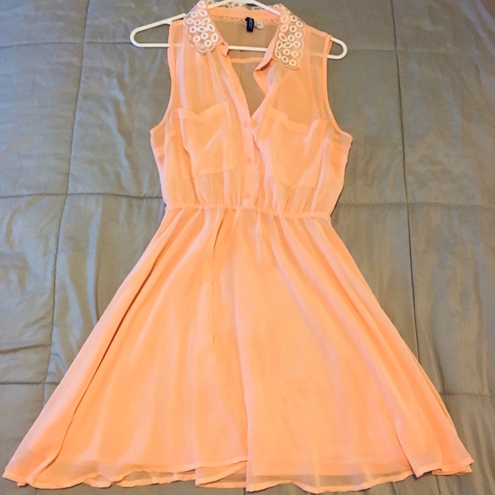 Pink Lacey Sundress Size 6